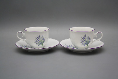 Tea cup 0,18l with saucer Ofelia Lavender FL č.1