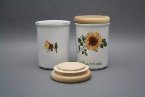 Box with wooden cover C - big Sunflowers ZL