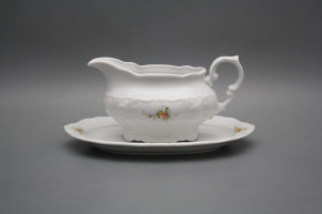 Sauceboat 0,4l with saucer Marie Louise Tea roses BB