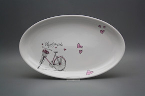 Oval dish 33cm Coup Bicycle BB