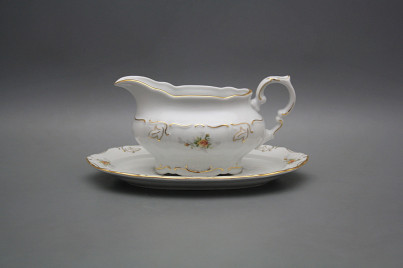 Sauceboat 0,4l with saucer Marie Louise Tea roses GL LUX č.1