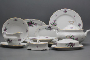 Dining set Marie Louise Sweet violets 28-piece KGL