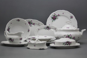Dining set Marie Louise Sweet violets 28-piece KBB