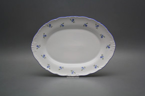 Oval dish 28cm Verona Forget-me-not Sprays AAL