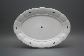 Oval dish 36cm Benedikt Retro Blue