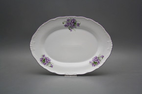 Oval dish 28cm Verona Violets CFL