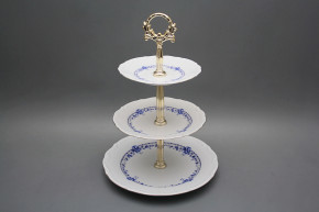 Three tier stand Marie Louise Royal Blue PL