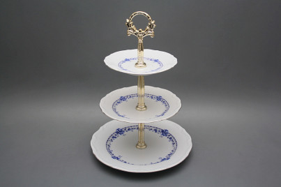 Three tier stand Marie Louise Royal Blue PL č.1