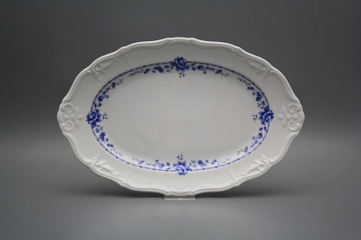 Oval dish 32cm Marie Louise Royal Blue BB č.1