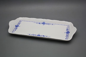 Tray square 38cm Marie Louise Royal Blue BB