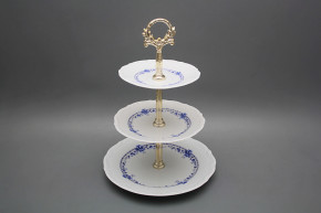 Three tier stand Marie Louise Royal Blue BB