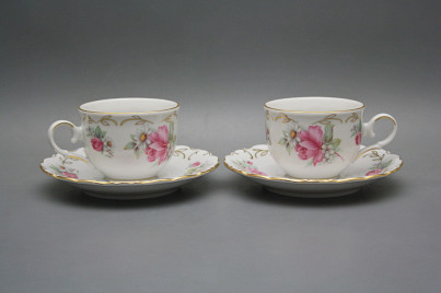 Tea cup 0,18l with saucer Ofelia Delight GL LUX č.1