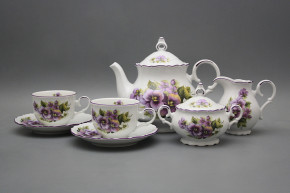 Tea set Ofelia Pansy 15-piece FL