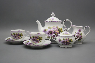 Tea set Ofelia Pansy 15-piece FL č.1