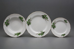 Plate set Ofelia Lilies of Valley 18-piece CGL