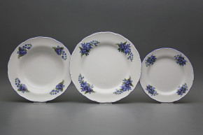 Plate set Ofelia Forget-me-not 12-piece EAL