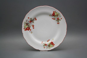 Flat plate 25cm Ofelia Strawberries CCL