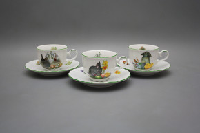 Tea cup 0,18l with saucer Ofelia Easter ZL