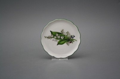 Underplate for glass 10cm Rokoko Lilies of valley ZL č.1