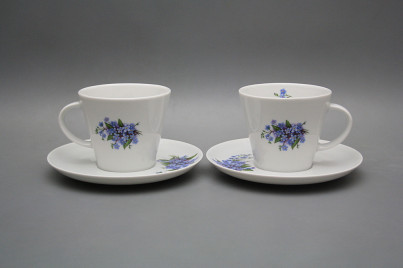 Cup high 0,2l with saucer Tom Forget-me-not BB č.1