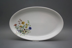 Oval dish 36cm Coup Flowering meadow Pattern B HBB