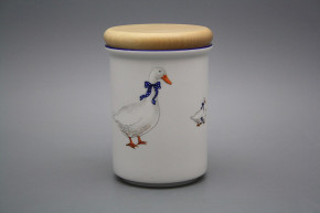 Box with wooden cover C - big Geese ML