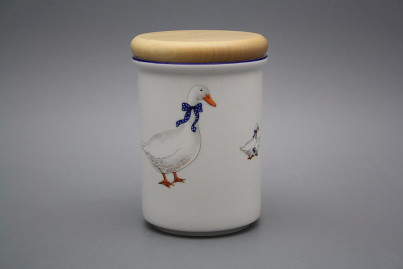 Box with wooden cover C - big Geese ML č.1