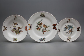 Plate set Ofelia Birds 12-piece GHL