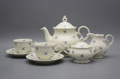 Tea set Ofelia Ivory Forget-me-not Sprays 15-piece BB č.1