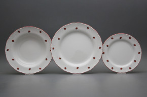 Plate set Ofelia Ladybirds 24-piece ACL