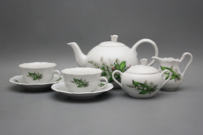 Tea set Rokoko Lilies of valley 15-piece BB č.1