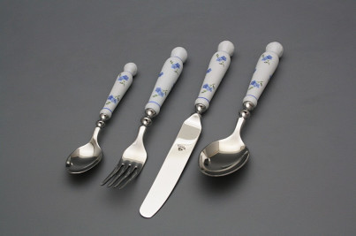 Set of cutlery Bohemia 1987 Forget-me-not Sprays 4-piece AL č.1