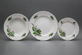 Plate set Marie Louise Lilies of valley 36-piece EZL