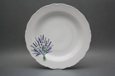 Flat round dish 31cm Verona Lavender HFL č.1