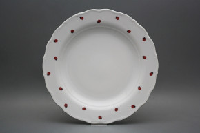 Flat round dish 31cm Verona Ladybirds AZL