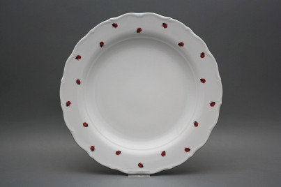 Flat round dish 31cm Verona Ladybirds AZL č.1