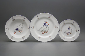 Plate set Ofelia Geese 12-piece FML