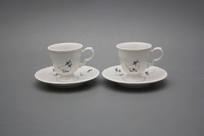 Cup 0,07l with saucer Marie Louise Geese BB č.1
