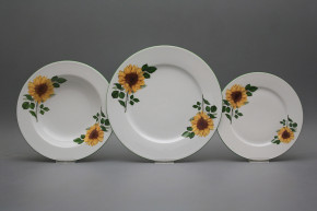 Plate set Nina Sunflowers 36-piece DZL