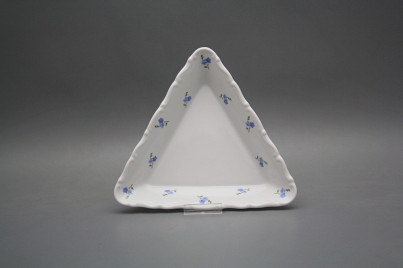 Dish triangular 20cm Verona Forget-me-not Sprays ABB č.1
