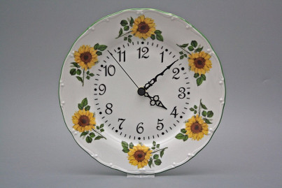 Plate clock Ofelia Sunflowers AZL č.1