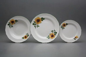 Plate set Ofelia Sunflowers 12-piece DZL