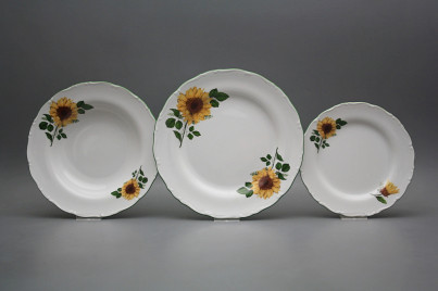 Plate set Ofelia Sunflowers 12-piece DZL č.1