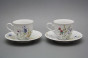 Coffee cup 0,18l and saucer Ofelia Flowering meadow BB č.2