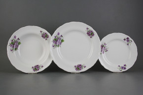 Plate set Ofelia Violets 12-piece CBB