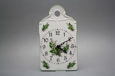 Cutting board clock Lilies of valley ZL č.1