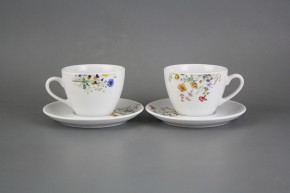Cup 0,22l with saucer Isabelle Flowering meadow Pattern B HBB