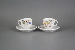 Cup 0,08l with saucer Isabelle Flowering meadow Pattern B HBB
