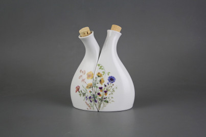 Oil and vinegar dispenser set Isabelle Flowering meadow Pattern B BB č.1