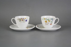 Cup 0,15l with saucer Isabelle Flowering meadow Pattern B HBB